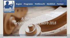 Desktop Screenshot of geigenbauwettbewerb-mittenwald.de