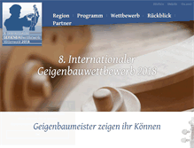 Tablet Screenshot of geigenbauwettbewerb-mittenwald.de